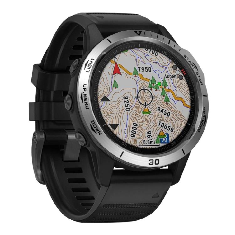 Steel for Case for  for Fenix 6 Watch Bezel Ring Bumper Anti Scratch Metal Cover