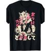 Men'S T-Shirt Featuring a Cute Anime-Style Wolf Furry Character, Perfect for Various Occasions Like Home, Outdoor Activities, Work, Or Gifting for