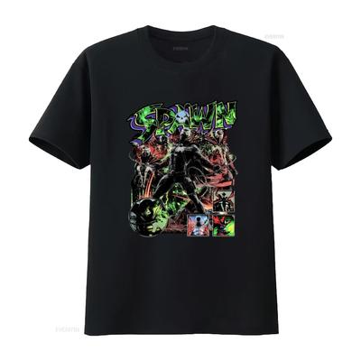 Spawn 90s Movie Classic Retro Vintage Design T Shirt Versatile Streetwear Soft Comfortable Top For Everyday Wear