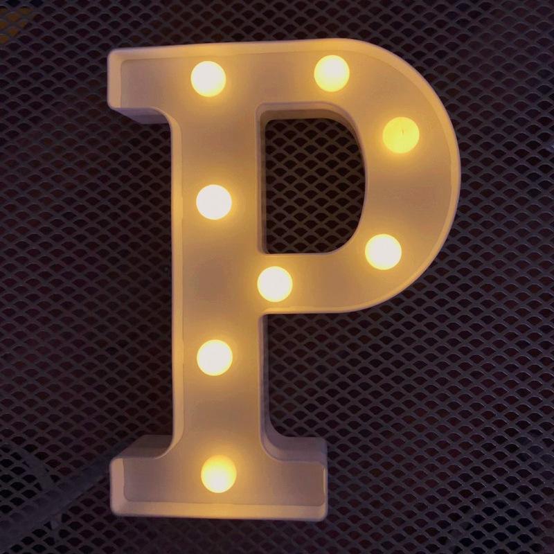 Popular 26-Letter Alphabet, Number & Symbol Lights for Events & Decor