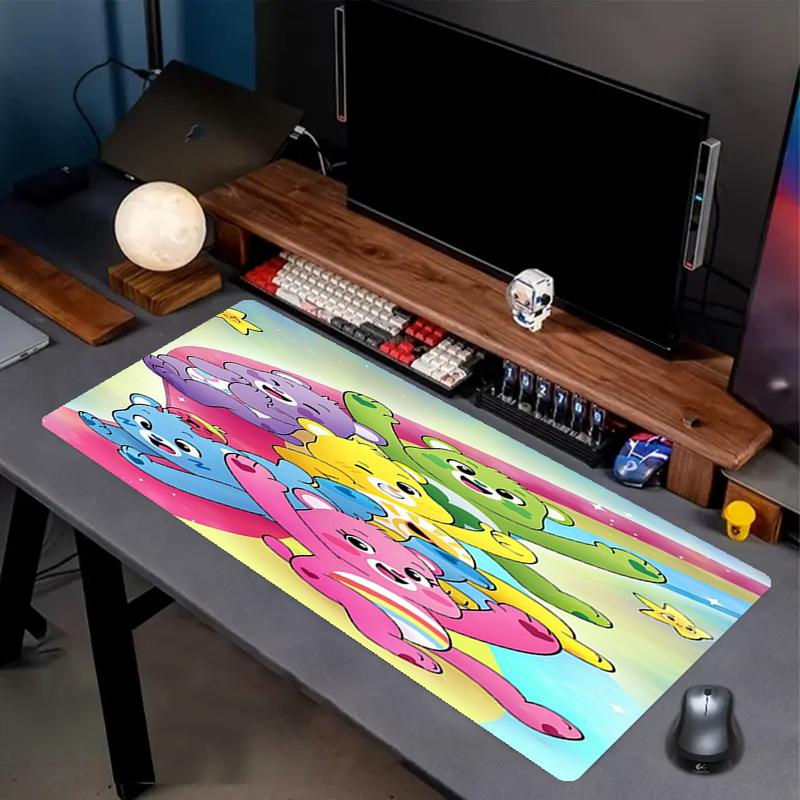 Bear Theme Mouse Pad, Non Slip Rubber Base, Multifunctional Office & Home Decor, Perfect for Workspace Personalization.