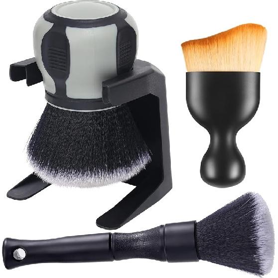 Curveball Detail Brush, Car Ultra Soft Bristles Detailing Brushes, 4PCS Professional Auto Cleaning Brush, Covers Large Area Ide Or Outside Vehicles,