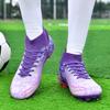 Men's Football Boots Grass Training Soccer Shoes Sports Society Soccer Cleats Non-slip Football Field Boot Crampons De Football