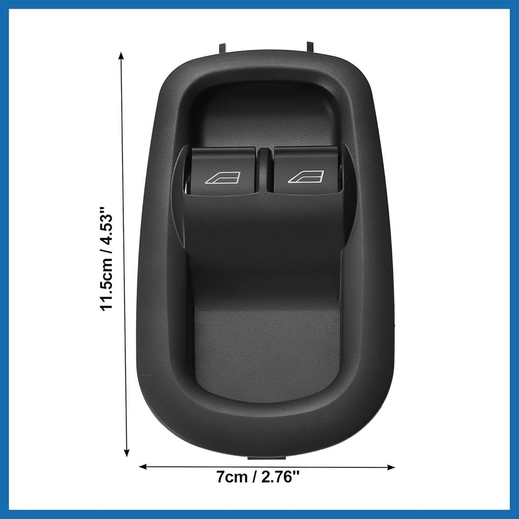 Power Window Switch 2029885 1791339 for Ford Transit MK8 Custom 2014 2015 2016 2017-2023 Driver Side Door Power Window Control with Light Switch