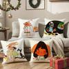 Illustrations Of Everyday Life Cushion Cover Pattern Printed Pillowcase For Living Room Sofa Cushion Cover & Bedroom Decor