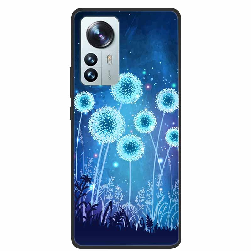 For Xiaomi 12T Pro Phone Case Cover Lion Wolf Black Soft Silicone Case For Xiaomi 12T Pro Back Cover Case 12 T 12TPro Funda Capa