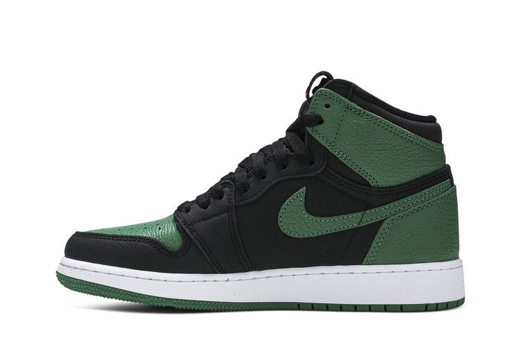 Jordan 1 Retro Vysoká Borově Zelená Černá (GS)