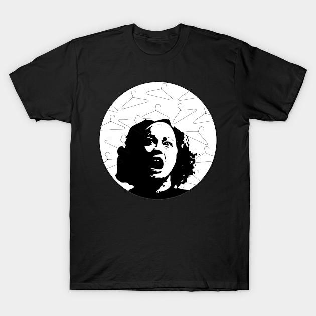 

Men Black Print T-shirt No Wire Hangers No-Cut Transfer Paper Print Cotton Tshirt XL