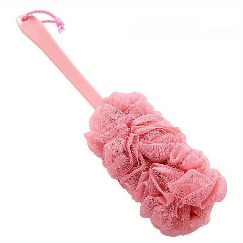 Long Handle Back Brush Body Scrubbers Shower Hanging Body Brush Sponges Soft Mesh Bath Shower Brushes Bath Accessories for Adult