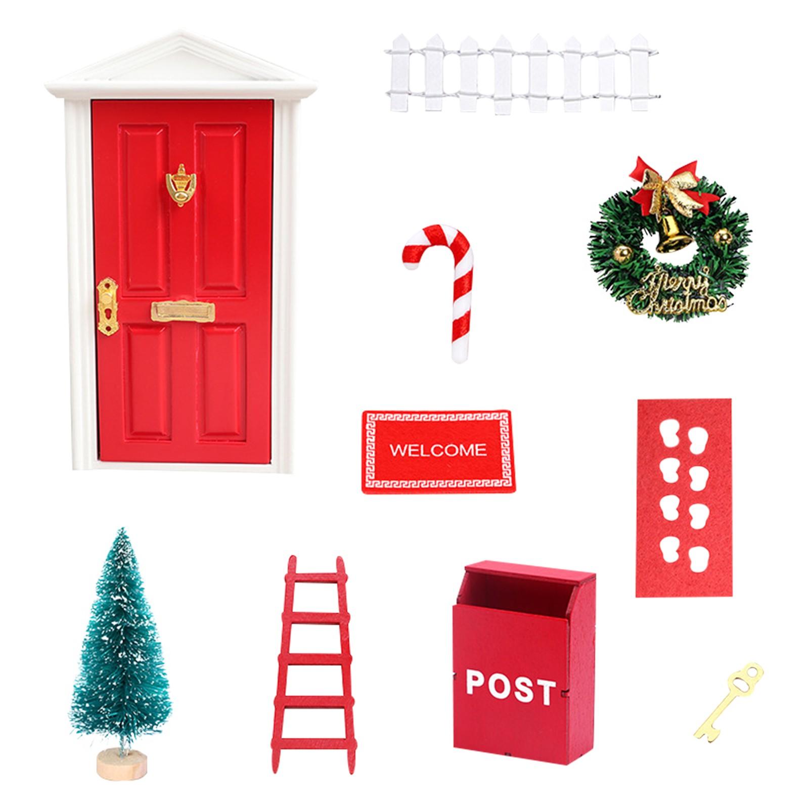 

Рождественский набор аксессуаров для дверей Gnome, набор аксессуаров для дверей Gnome, Рождество, Рождественский набор для дверей Gnome, Деревянный набор для дверей Gnome