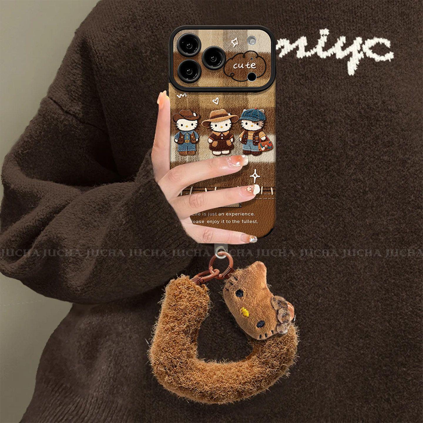 

Hello Kitty Maillard Silicone Case for Apple 17 Pro Max & iPhone 16 Plus - Autumn/Winter Theme 16 Plus