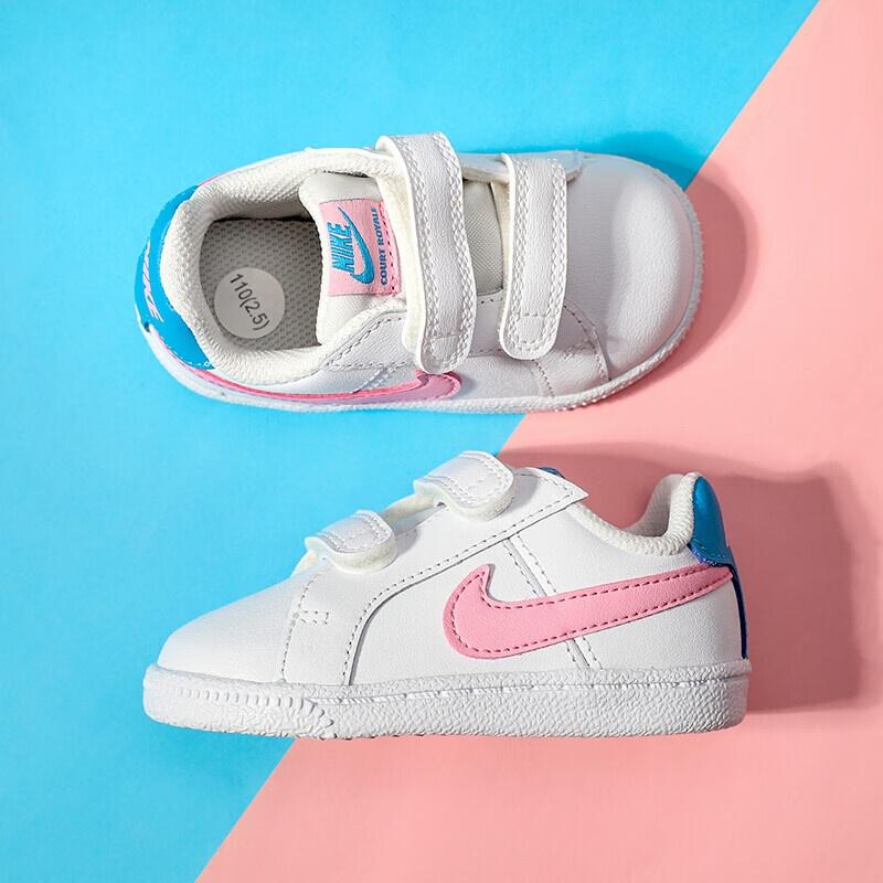 (TD) Nike Court Royale 'White Blue Pink' Baby 833537-110