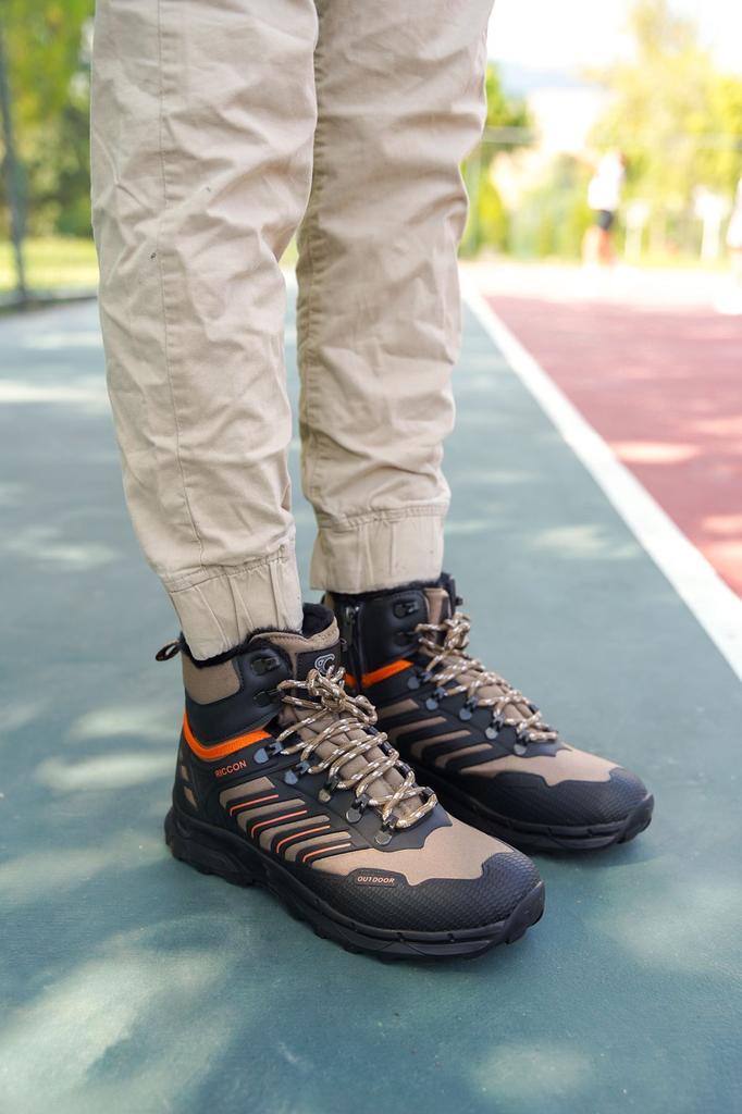 Men's Fashion Faux Leather Flat Heeled Booties Bootie Black Black Unisex D Rubber Trekking Boots Shoes