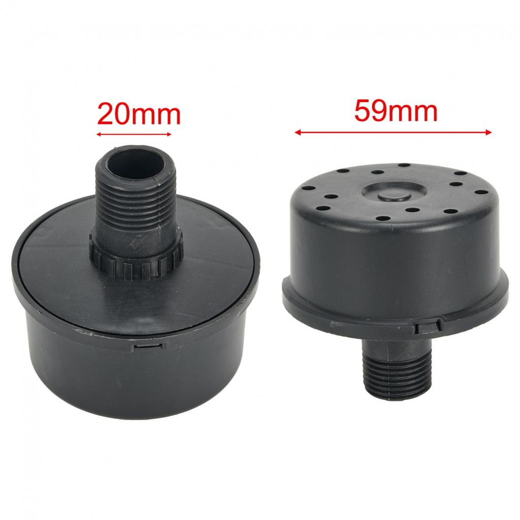 Filtro Silenciador Rosca Macho 20mm Bomba de Ar Peças Ferramentas Pneumáticas Peças
