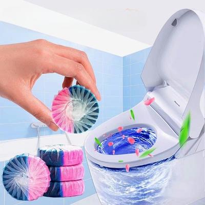 Detergente per WC Two Tone Bubble, profumo di rosa, agente detergente per WC, deodoranti di lunga durata e fragranza persistente