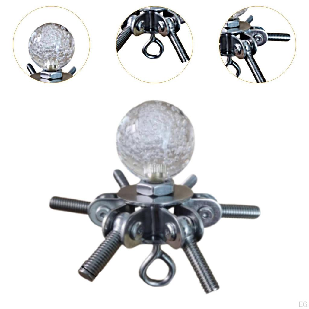 Center Angle Connection Roof Holder Steel 8mm Thread Tent Building Deliveries Campfire Frame