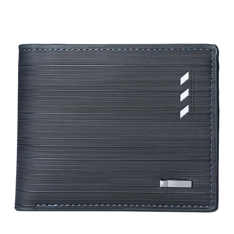 1Pc Short Wallet Men's European, American Youth Multi-Card Wallet Men's Horizontal Trend Wallet