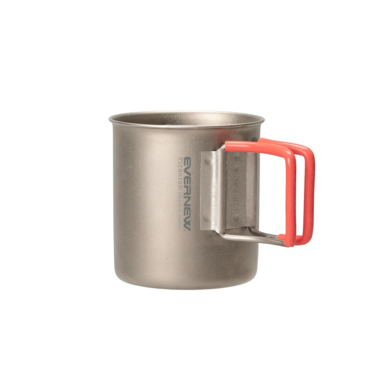 EVERNEW Ti Mug 300 FH Titanium Single Silicone Red ECAL746 Mug, Wall, 300ml, Tube,