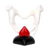 Estatueta de gesto de amor em resina, coração de amor, mãos, escultura, gesto de coração, peça de arte, ornamento de mesa para casa, sala de estar, quarto