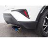 For Toyota C-HR CHR 2017 2018    Muffler Exterior End Pipe Dedicate Steel Exhaust Tip Tail Frame Stick Hood Outlet