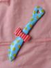 Deulkkot Ceramic Blue Polka Dot Ribbon Butter Knife