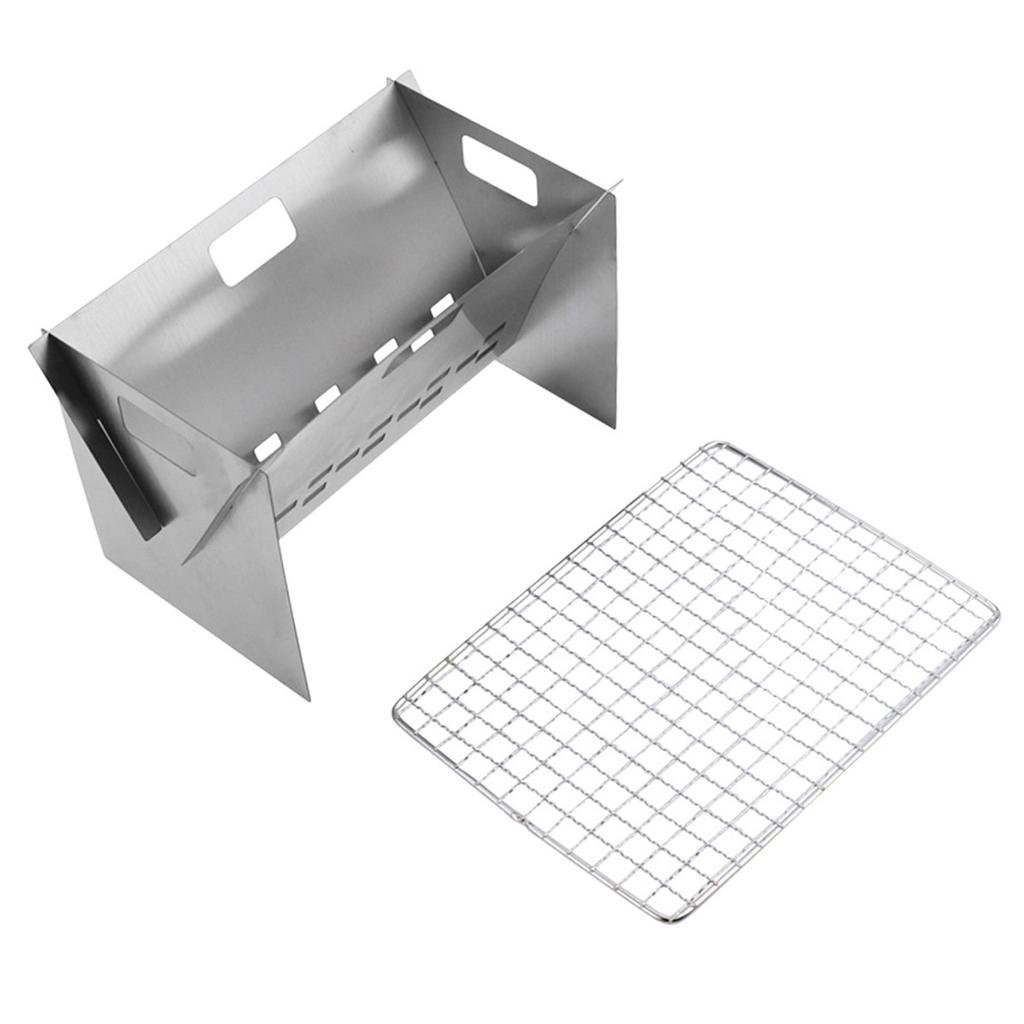 Cheap Outdoor Camping Stainless Steel Home Camping Portable Grill Kit