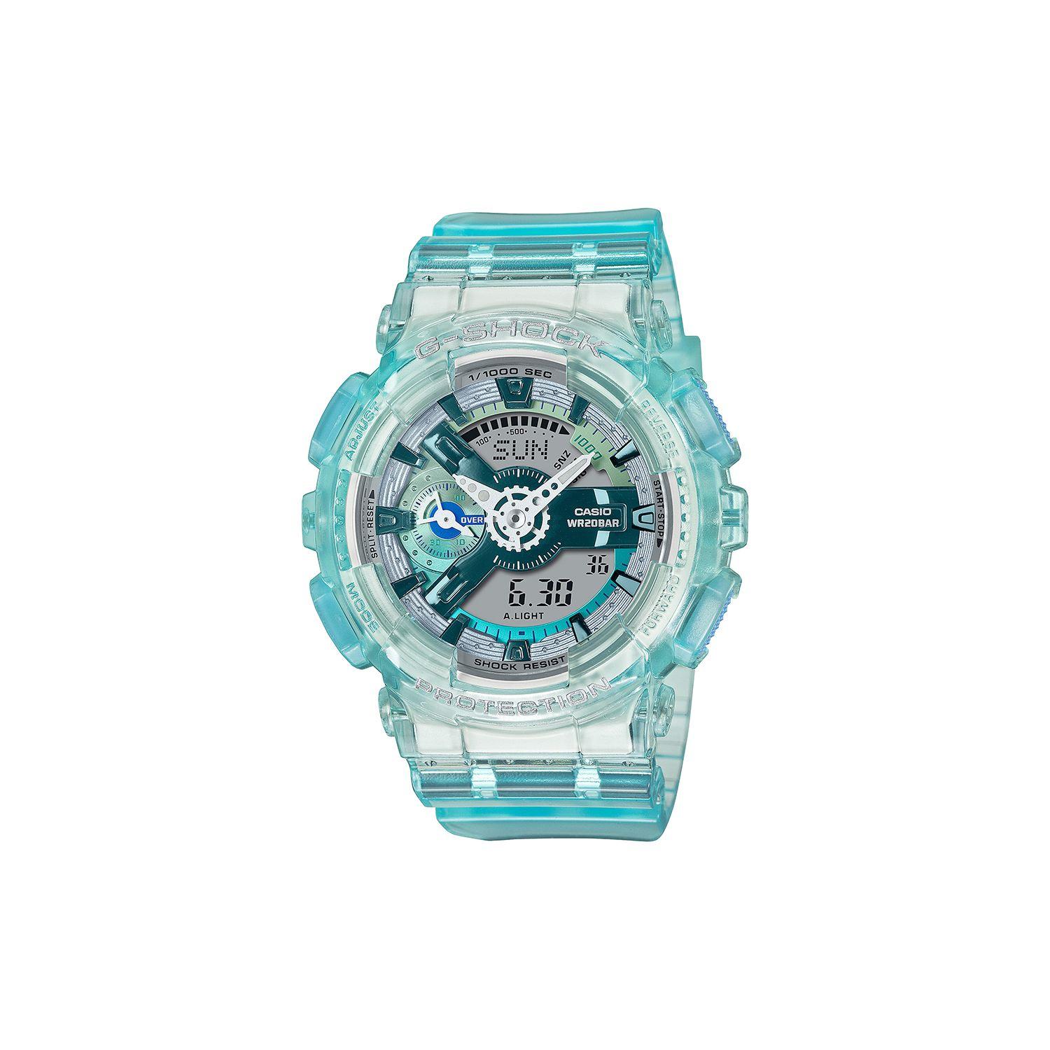 

Casio Quartz Movement Watch Green Dial Women watches GMA-S110VW-2APR Regular Watch Box,GMA-S110VW-2APR Blue