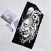 Gothic Skull Fashion Beach Towel: Ideal for Summer Adventures Soft, absorbent and quick drying suitable for swimming and bathing