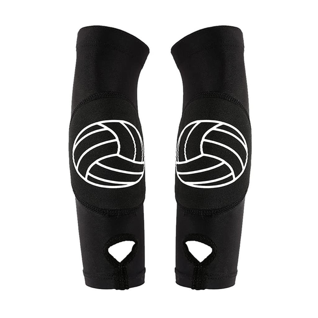 Volleyball Arm Sleeves For Kids/Adults Passing Hitting Forearm Sleeves With Protection Pads And Thumbhole Protect Arms Sting