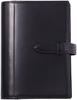 Franklin Planner Traditional Leather Binder Compact 20mm Black 86399