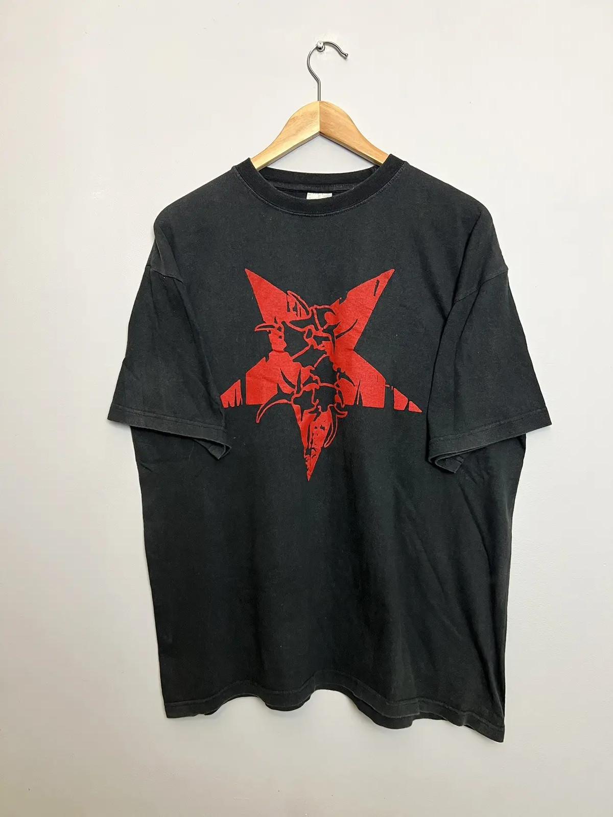 Rare 00s Sepultura Logo Thrash Metal Band Tshirt Grail Unisex T-Shirt S