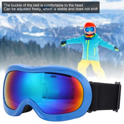 Children Ski Snowboard Goggles DoubleLayer Lenses AntiFog UV Protection Snow Goggles