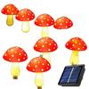 Outdoor Waterproof Solar LED Mushroom Light for Garden and Courtyard Decor