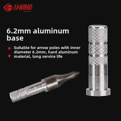 6.2mm Aluminum Base Carbon Arrow Shaft for Bow and Arrow Archery
