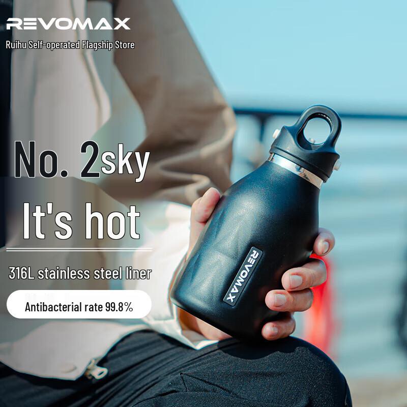 REVOMAX Walk Series 16oz Threadless Insulated Mug