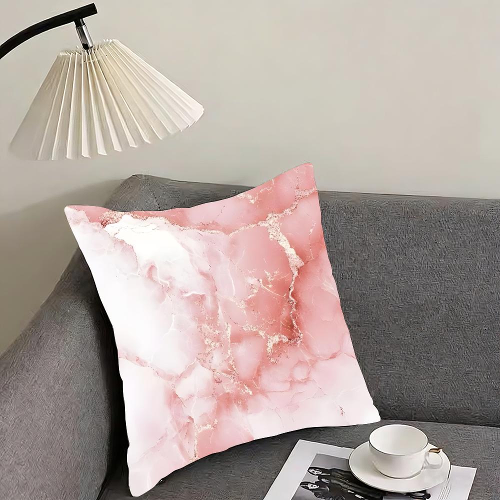 

Marble Fashion Cushion Cover Pillowcase Ultra Soft Skin Friendly Fabric Cloud Like Comfort Concealed Zipper 30x30cm