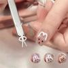 Iron Cat Eye Magnet for Nails Rabbit Shaped Guide Nail Magnet Line  for Nail Art Accessories