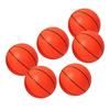 6 Adet 12cm Küçük Basketbol Pompalı Mini Çocuk Şişme Basketbol Topları Çocuk İç Mekan Dış Mekan Spor Oyuncak Basketbol Eğlence