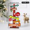 New Christmas Ornaments Festive Tabletop Christmas Tree Ornaments Christmas Tree Table Christmas Wooden Ornaments