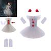 Sparkling Princess Clown Dress Set For Children's Halloween Show