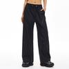 Women's Overalls Casual Lightweight Solid Color Trousers Drawstring Multi-Pockets Straight Leg Pants