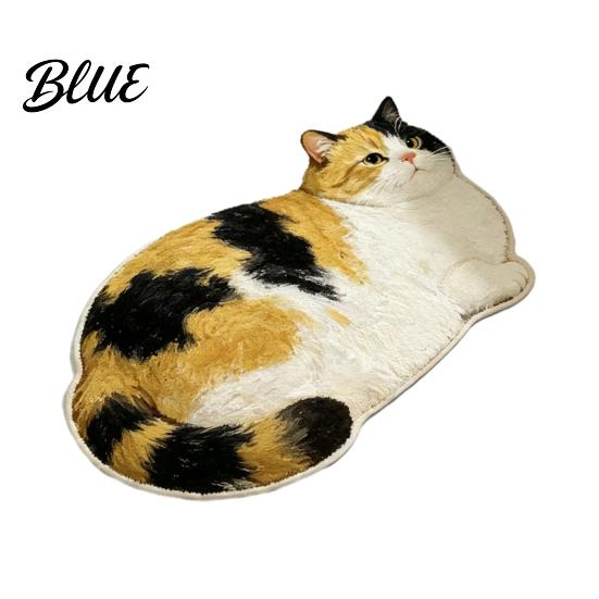 Non-slip Floor Mat Cute Cat Bathroom Rug Anti-Slip Absorbent Bath Washable Plush Door