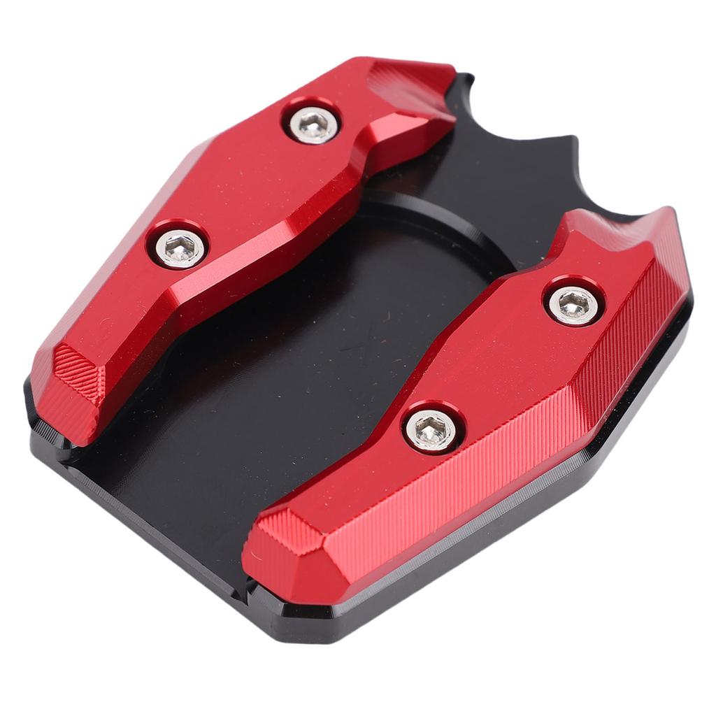 Motorcycle Kickstand Extender Pad Enlarger CNC Aluminum Alloy Anti Skid Side Stand Extension Plate Pad Replacement for