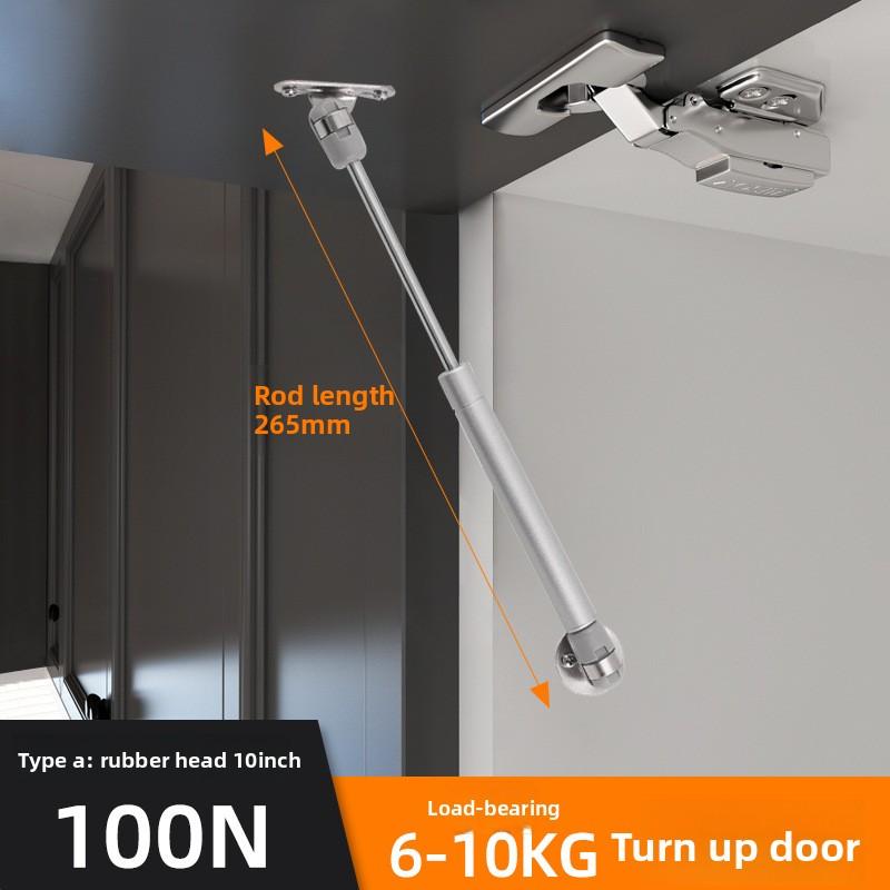 1 יחידה 80N/100N/120N צירים לרהיטים תמיכה לפתיחה וסגירה רכה (Soft Close) 1 יחידה הידראולית להרמת דלתות רהיטים שקטה לארון מטבח