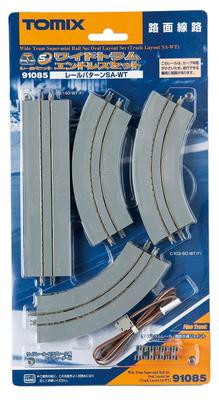 TOMYTEC TOMIX N Gauge Wide Tram Super Mini Rail Endless Model Railroad Rail Set Set, Set, SA-WT Pattern, 91085,