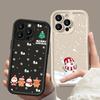 Case For iPhone 16 Case iPhone 15 Pro Max Snowflakes Christmas Style Case for iPhone 14 13 12 11 XS X XR 7 8 Plus Soft Cover