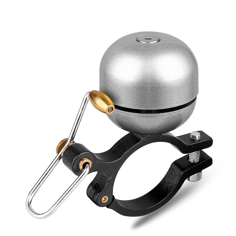 Classic Cycle Brass Bell Left Right Hand Use Bike Handlebar Mount Anodized 30mm Ring High Pitch Crisp Noise Warning