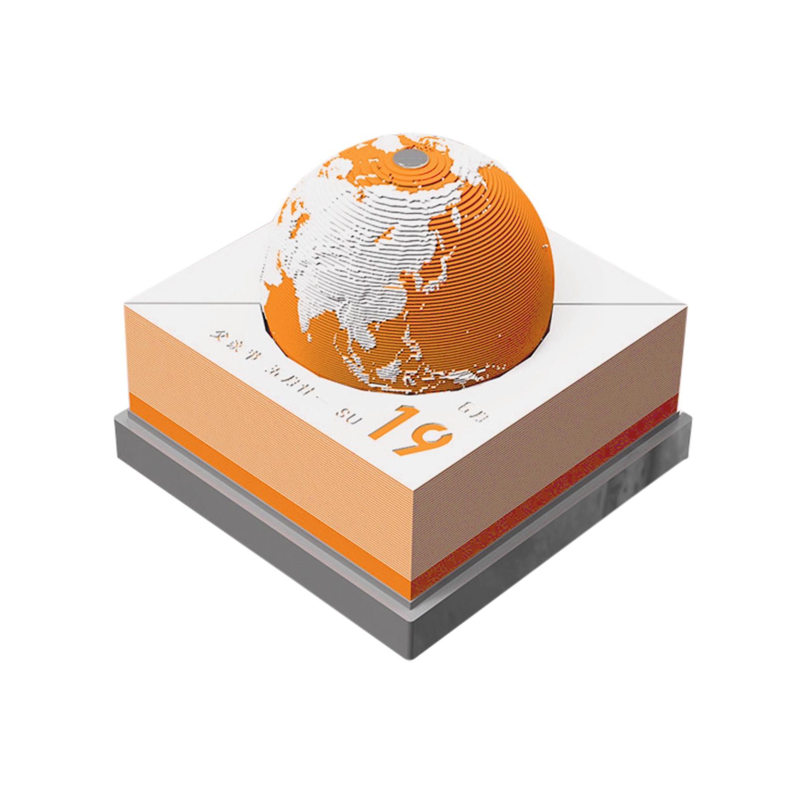 

Тривимірний настільний календар із моделлю Землі на 2022 рік D