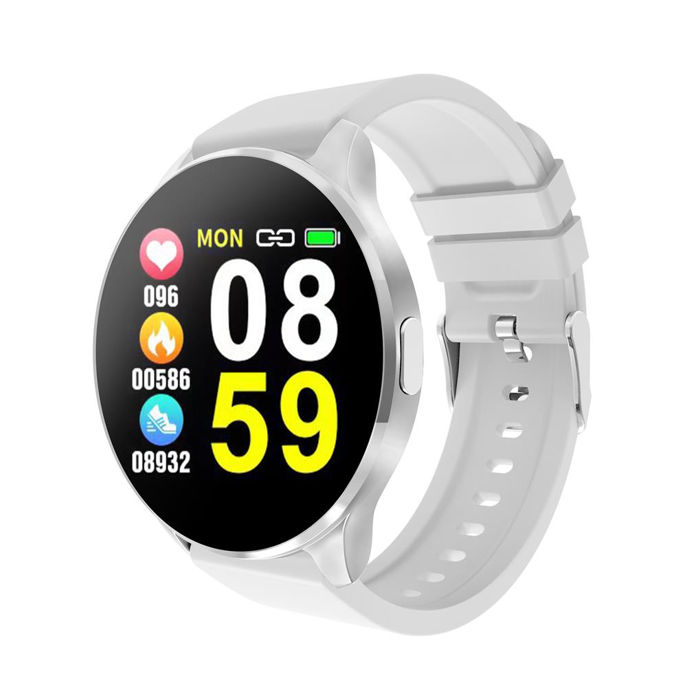 Sportowy Tracker Fitness Przypomnienie o Połączeniach Damski Smartwatch Wodoodporny Monitor Tętna Odtwarzanie Muzyki Pogoda Męski Smartwatch