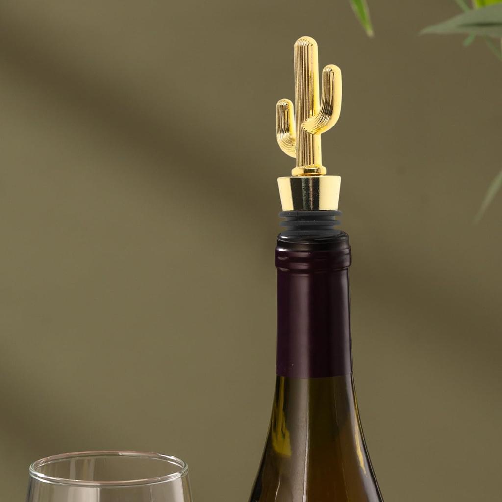 Wine Plug 2pcs Cactus Wine Stopper Bottle Stopper Wedding Beverage Stopper Birthday Bottle Stopper Wine Stopper Souvenirs Wine Bottle Stopper